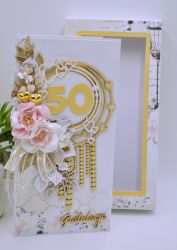 Pamiątka  w pudełku z okazji 50 Rocznicy Ślubu